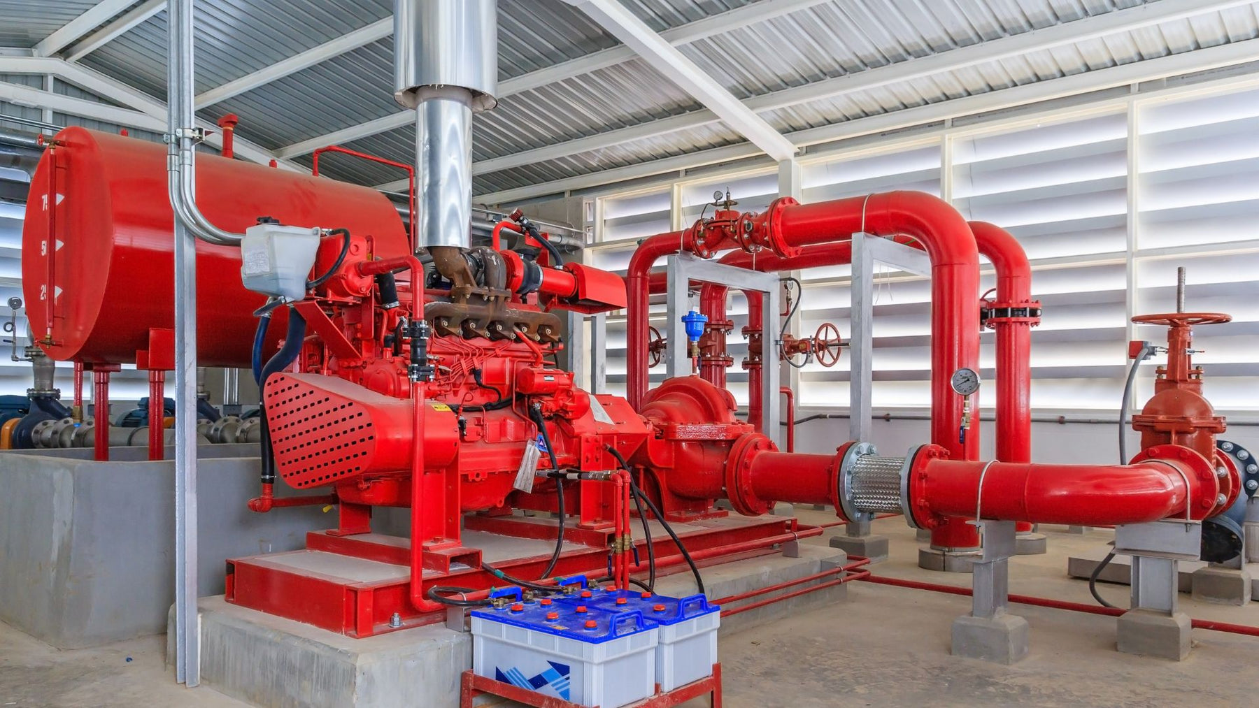 large industrial pump