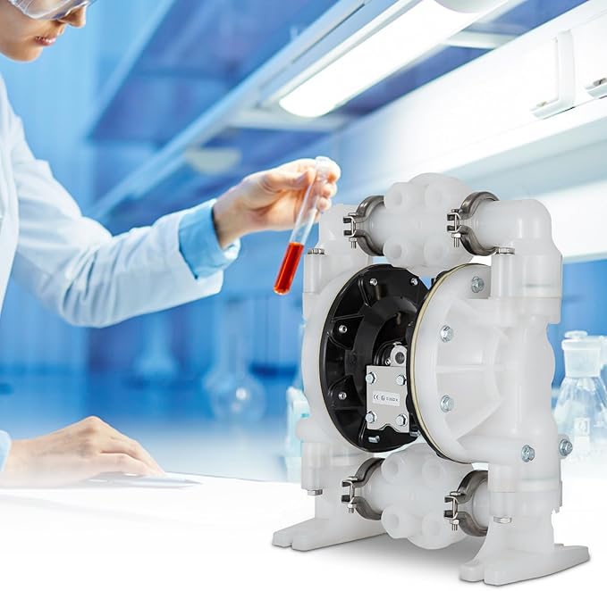 1" Air-Operated Double Diaphragm Pump Polypropylene