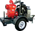 MultiQuip MQ600HTB 6" Trash Pump on Trailer