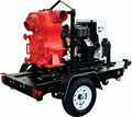MultiQuip MQ62TKT 6" Trash Pump on Trailer