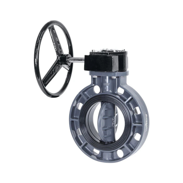 6" PVC Butterfly Valve Wafer Style