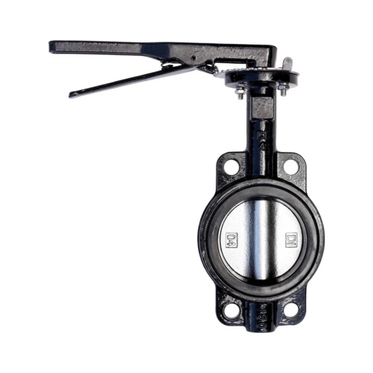 4" Cast Iron Butterfly Valve Wafer Style
