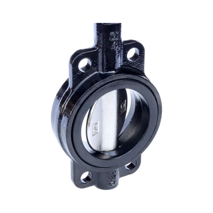 4" Cast Iron Butterfly Valve Wafer Style