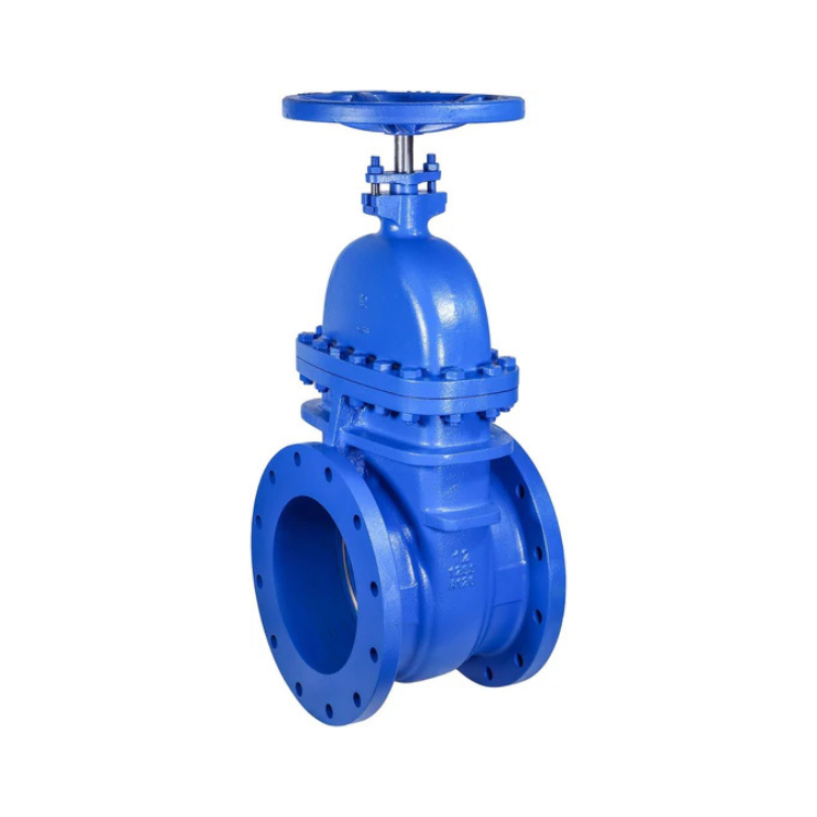12" Cast Iron Gate Valve Metal Seated NRS