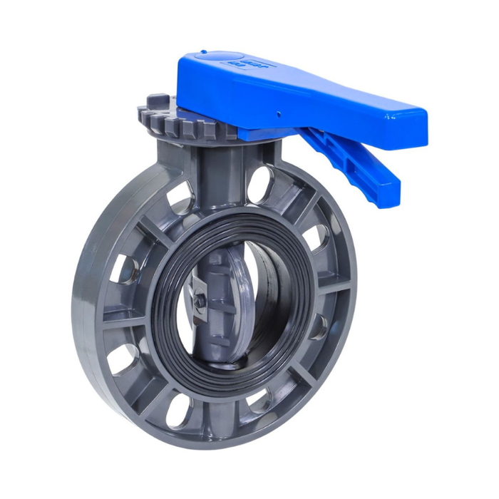 4" PVC Butterfly Valve Wafer Style