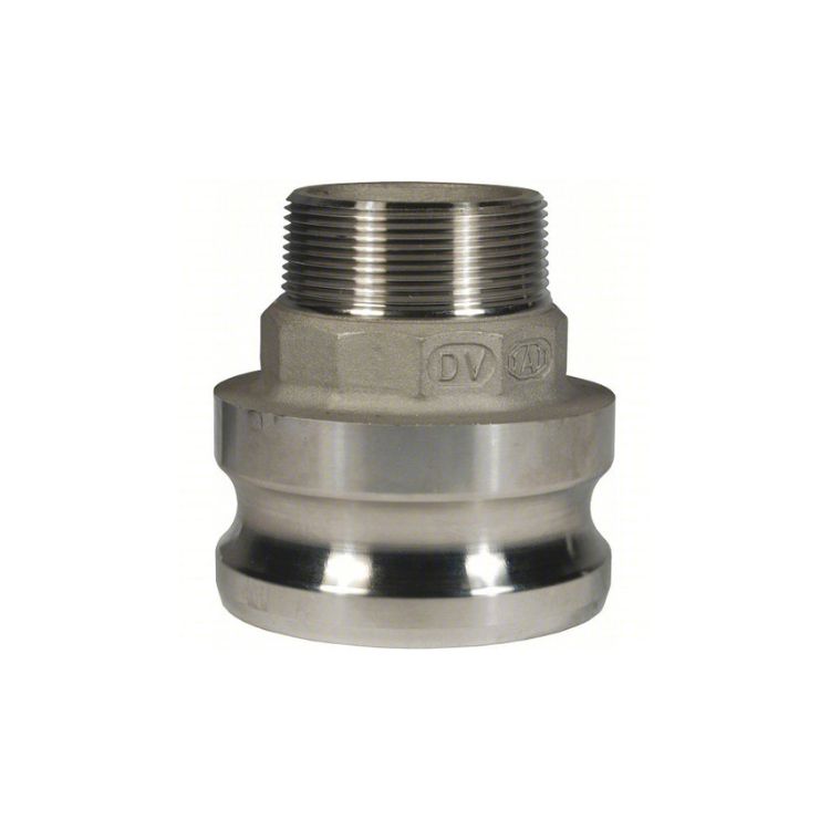 2" Male Camlock X Male NPT Aluminum