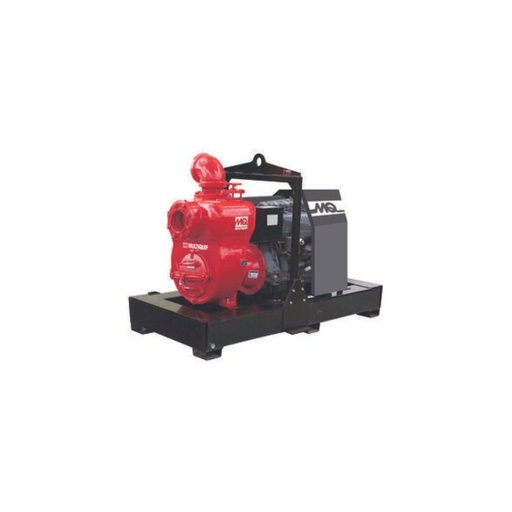 [MQ600H-RPP] MultiQuip MQ600H 6" Trash Pump, Skid Mount